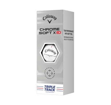 Time For Golf - vše pro golf - Callaway balls Chrome Soft TRIPLE TRACK X LS 22 4-plášťové 3ks