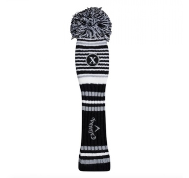 TimeForGolf - Callaway headcover Pom Pom hybrid černo bílý