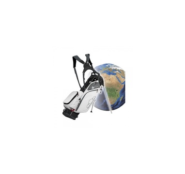 TimeForGolf - Sun Mountain 2021 ECOLITE Stand Bag Black/White/Gunmetal/Red