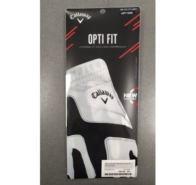 TimeForGolf - Callaway rukavice Opti Fit bílo černá RH one size