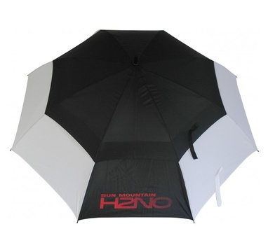 TimeForGolf - Sun Mountain Golfový deštník UV H2NO BLACK/WHITE/RED 30SPF