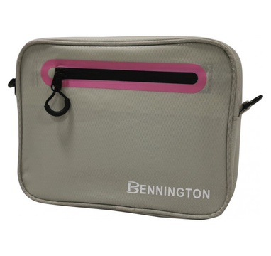 TimeForGolf - Bennington Pouch bag Light Grey / Pink