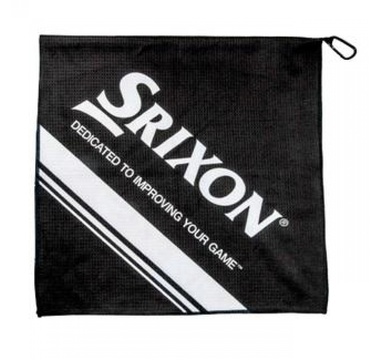 TimeForGolf - SRIXON ručník Tour Micro Fiber černo bílý