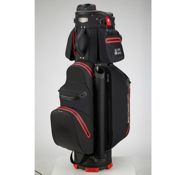 TimeForGolf - Bennington Cart Bag SELECT 360° - Waterproof, Black / Red