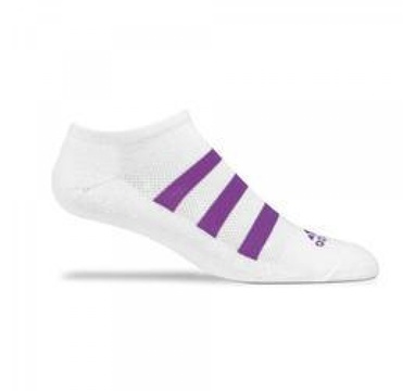 TimeForGolf - Adidas W ponožky No Show bílo fialové
