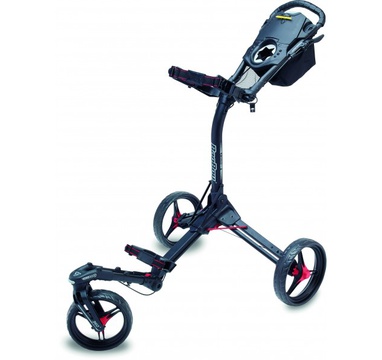 TimeForGolf - Ruční tříkolový golfový vozík Bag Boy TRI SWIVEL 2.0 Black/Red