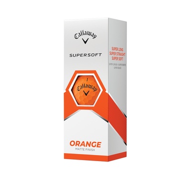 TimeForGolf - Callaway golfové míčky Supersoft 23 2-plášťové 3ks oranžové