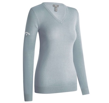 TimeForGolf - Callaway dámský svetr V-Neck Merino pearl blue S