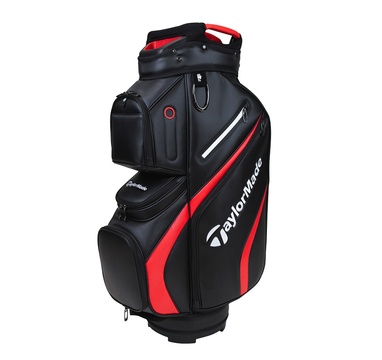 TimeForGolf - TaylorMade bag cart Deluxe černo červený