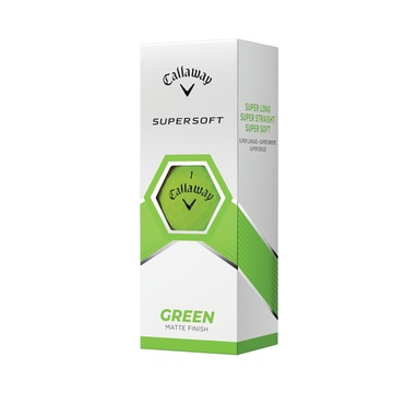 TimeForGolf - Callaway golfové míčky Supersoft 23 2-plášťové 3ks zelené