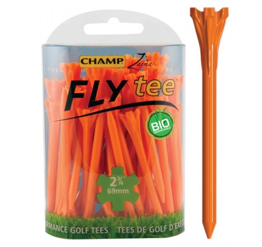 TimeForGolf - CHAMP FLY TEES - Orange 2 3/4 69mm
