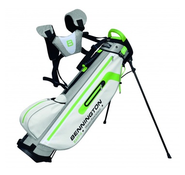 TimeForGolf - Bennington Stand bag EASY 4 Water Resistant White / Silver / Lime