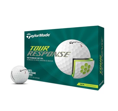 TimeForGolf - TaylorMade balls Tour Response 3-plášťový 3ks bílé