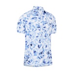 Time For Golf - Callaway polo Tie-Dye Leaf Print modro bílé M