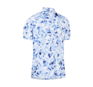 TimeForGolf - Callaway polo Tie-Dye Leaf Print modro bílé XL