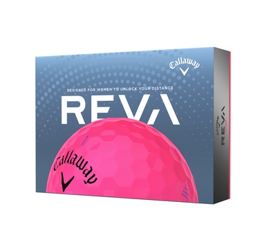 TimeForGolf - Callaway dámské golfové míčky REVA 23 2-plášťové 12ks růžové