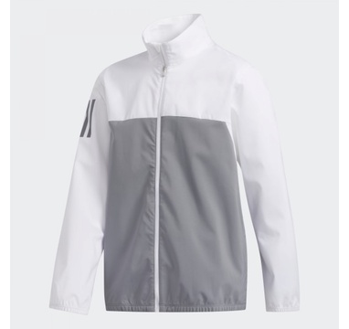 TimeForGolf - Adidas Jr bunda Provisional Rain - bílo šedá