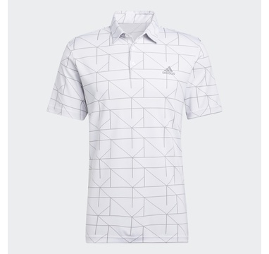 TimeForGolf - Adidas polo JACQUARD bílé L