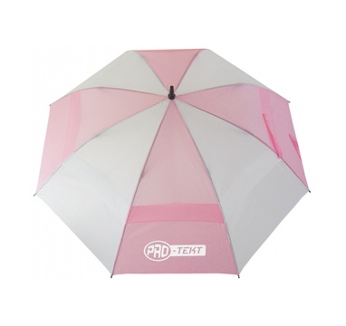 TimeForGolf - PRO-TEKT deštník Umbrella Dual canopy bílo růžový