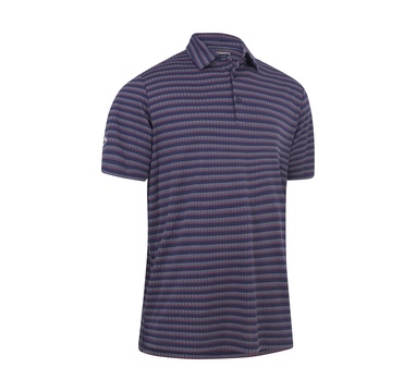 TimeForGolf - Callaway polo YD ventilated jacquard stripe polo tmavě modré