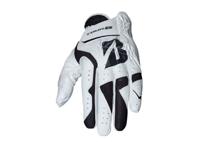 TimeForGolf - Bridgestone rukavice Tour B-Fit bílo černá LH L/XL