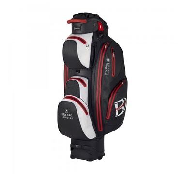 TimeForGolf - Bennington Cart Bag Sport QO 14 Waterproof Black / White / Red