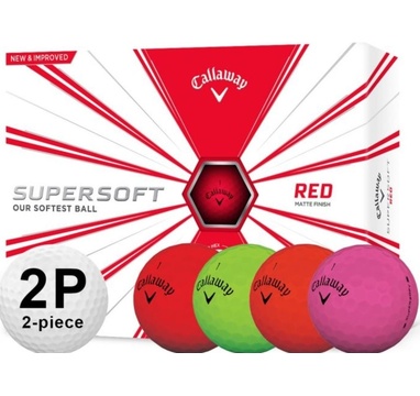 TimeForGolf - Callaway Supersoft míčky Matte (3ks) Barva zelená
