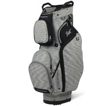 TimeForGolf - Sun Mountain DIVA Cart Bag 2021 SLVR-SLVER-STRIPE-BLK