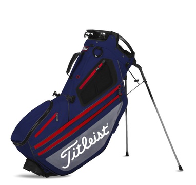 TimeForGolf - Titleist bag stand Hybrid 14 modro šedo červený