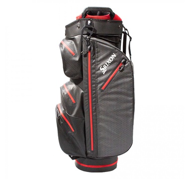 TimeForGolf - Srixon bag cart Alpha Dry Waterproof černo červený