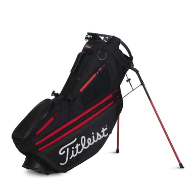 TimeForGolf - Titleist bag stand Hybrid 14 černo červený