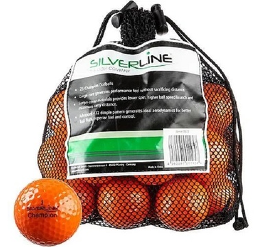 Time For Golf - vše pro golf - Silverline barevné míčky (25ks) oranžové