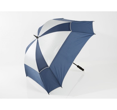 TimeForGolf - JuCad deštník Telescopic Windproof modro stříbrný
