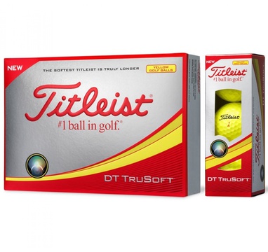 TimeForGolf - Titleist ball DT TruSoft 2018 3ks - žluté