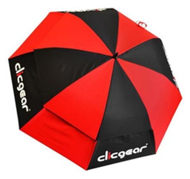 TimeForGolf - Clicgear deštník Double Conopy černo červený