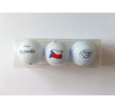TimeForGolf - Dárková sada ČR, 3 míčky
