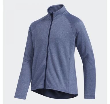 TimeForGolf - Adidas Jr bunda Heathered Full Zip tmavě modrá 140