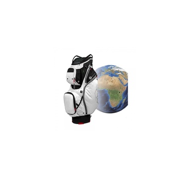 TimeForGolf - Sun Mountain 2021 ECOLITE Cart Bag Black/White/Gunmetal/Red