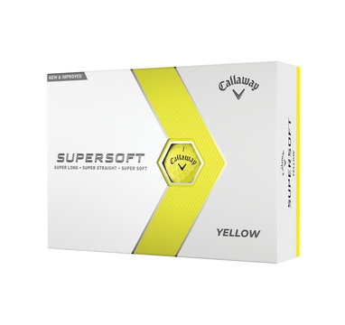 TimeForGolf - Callaway golfové míčky Supersoft 23 2-plášťové 12ks žluté
