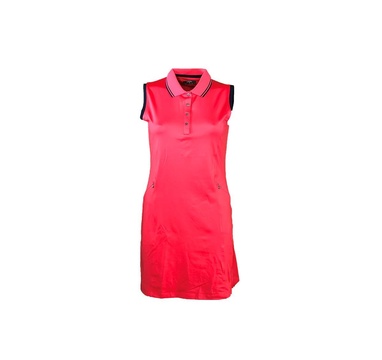 TimeForGolf - Callaway W šaty Ribbed Tipping červené S