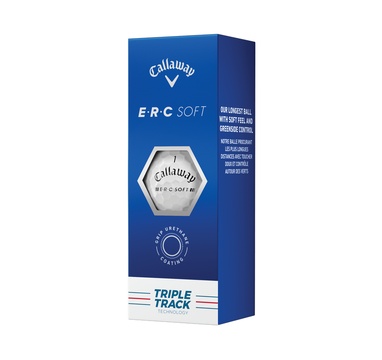 TimeForGolf - Callaway golfové míčky ERC soft TRIPLE TRACK 23 3-plášťové 3ks bílé