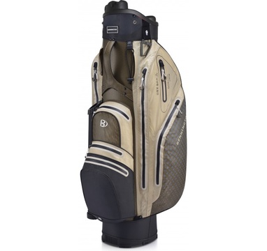 TimeForGolf - Bennington Cart Bag Sport QO 9 Lite Waterproof Black/Espresso/Sahara