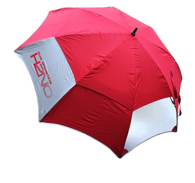 TimeForGolf - Sun Mountain deštník UV - PROOF VISION, - částečně průhledný deštník Burgundy