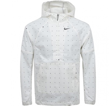 TimeForGolf - Nike bunda Repel Anorak Dot Print - bílá S