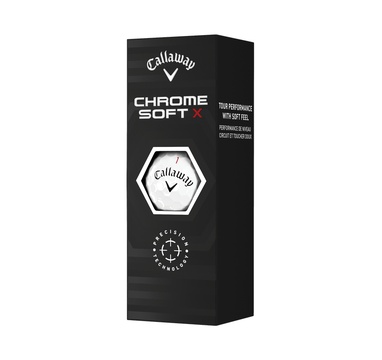 TimeForGolf - Callaway balls Chrome Soft X 22 4-plášťové 3ks