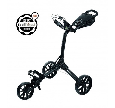 TimeForGolf - Ruční tříkolový golfový vozík Bag Boy Nitron Black/Black černá