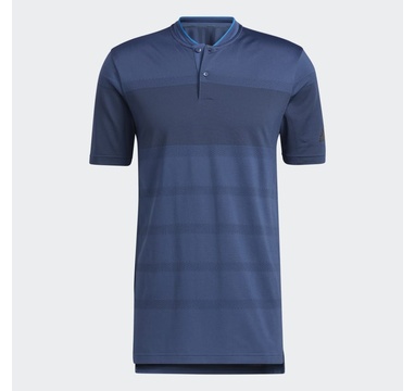 TimeForGolf - Adidas polo STATEMENT SEAMLESS PRIMEKNIT tmavě modré L