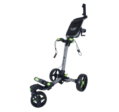 TimeForGolf - AXGLO Tri-360 V2 ruční tříkolový golfový vozík Grey / Green
