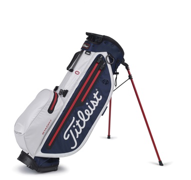 TimeForGolf - Titleist bag stand Players 4+ StaDry modro bílo červený