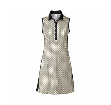 TimeForGolf - Daily Sports Golfové Šaty bez rukávů ORION, Black/Yellow